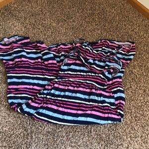 Girls Stripped Maxi Dress